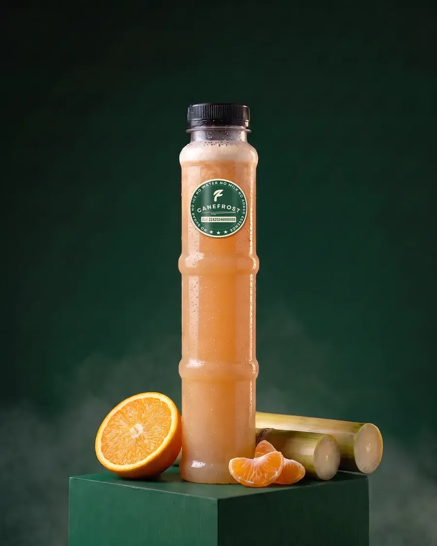 Orange, a Canefrost Cane Blends drink