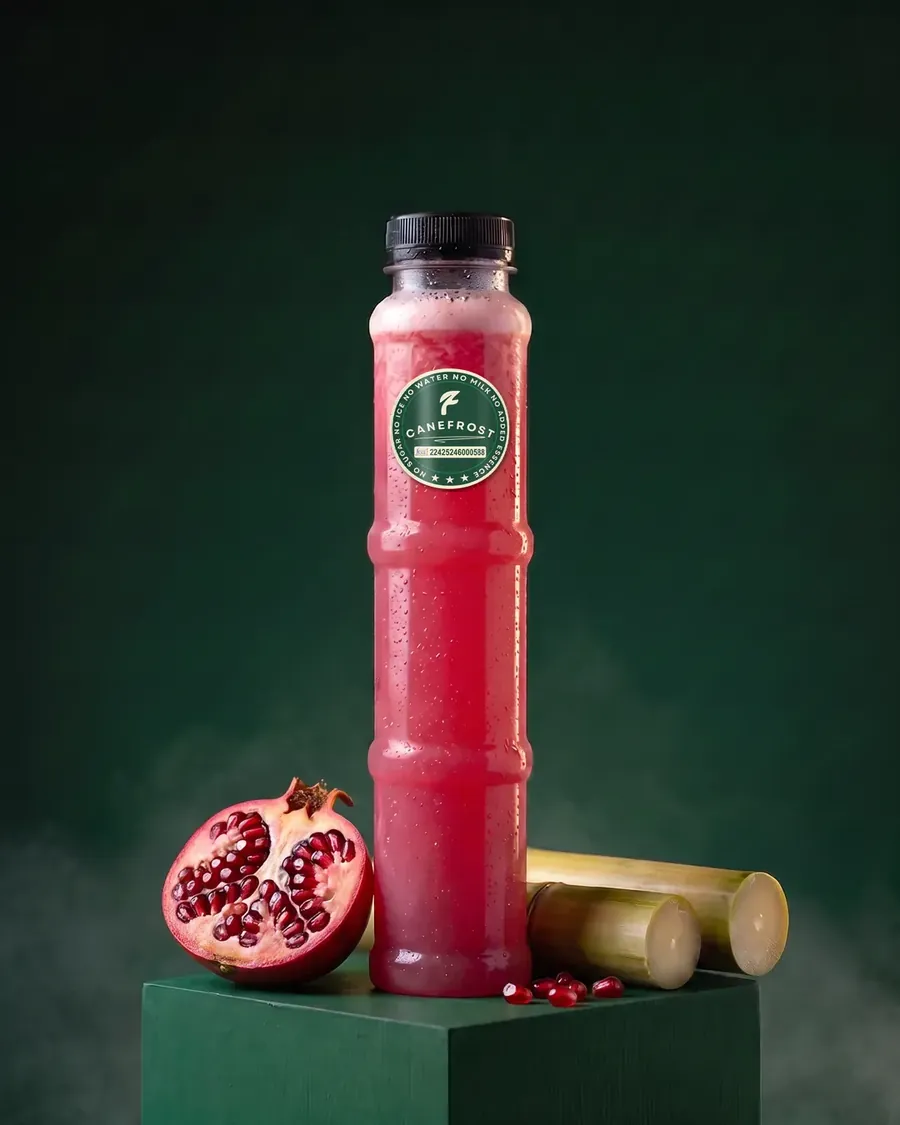 Pomegranate, a Canefrost Cane Blends drink