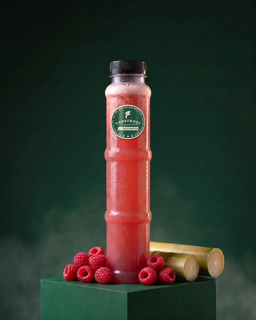Raspberry, a Canefrost Cane Blends drink