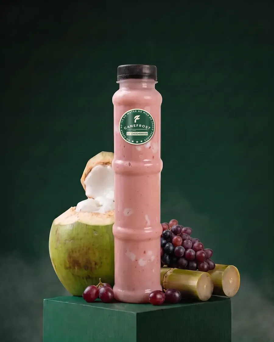 Grapes, a Canefrost Cane Fusion drink