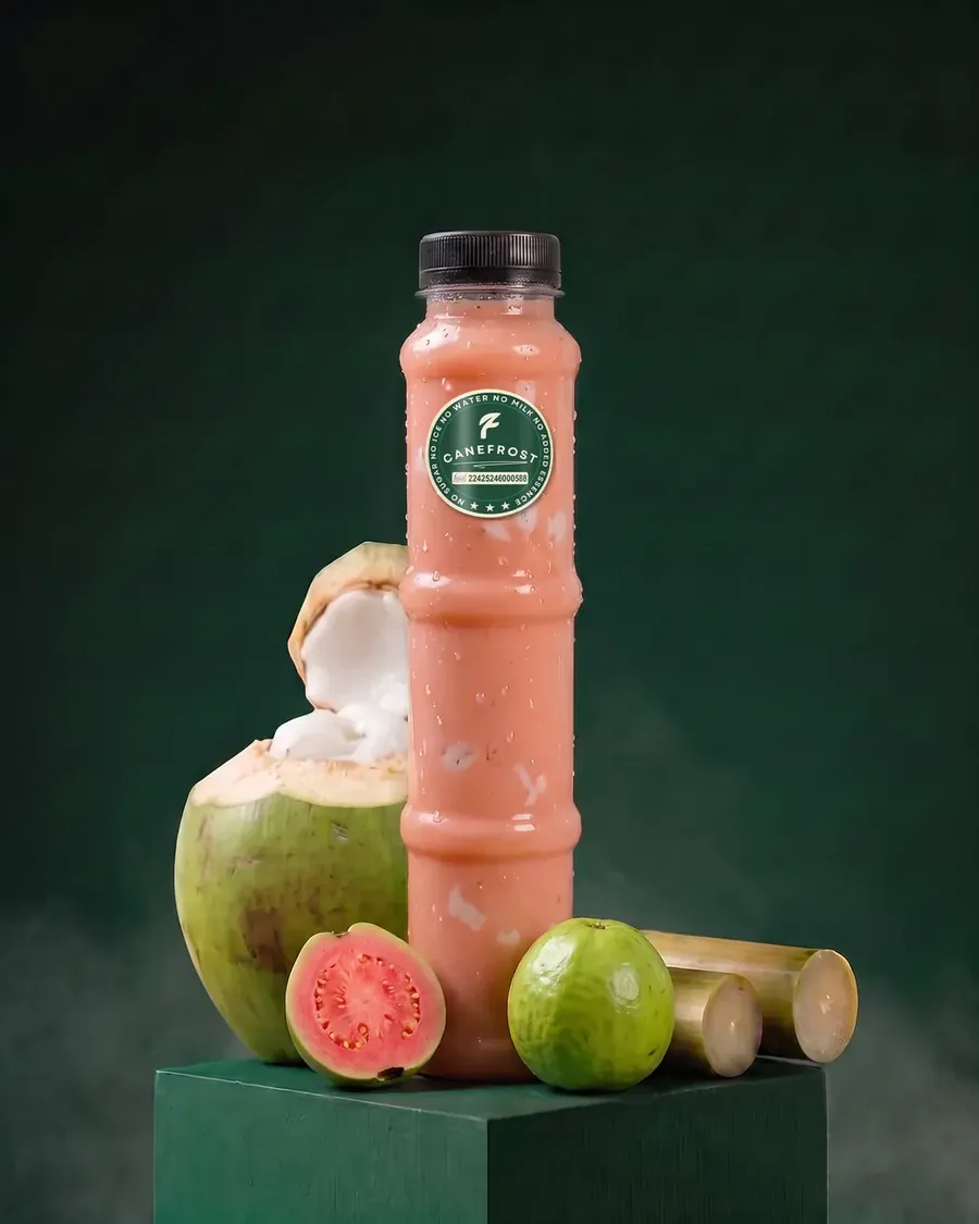 Guava, a Canefrost Cane Fusion drink