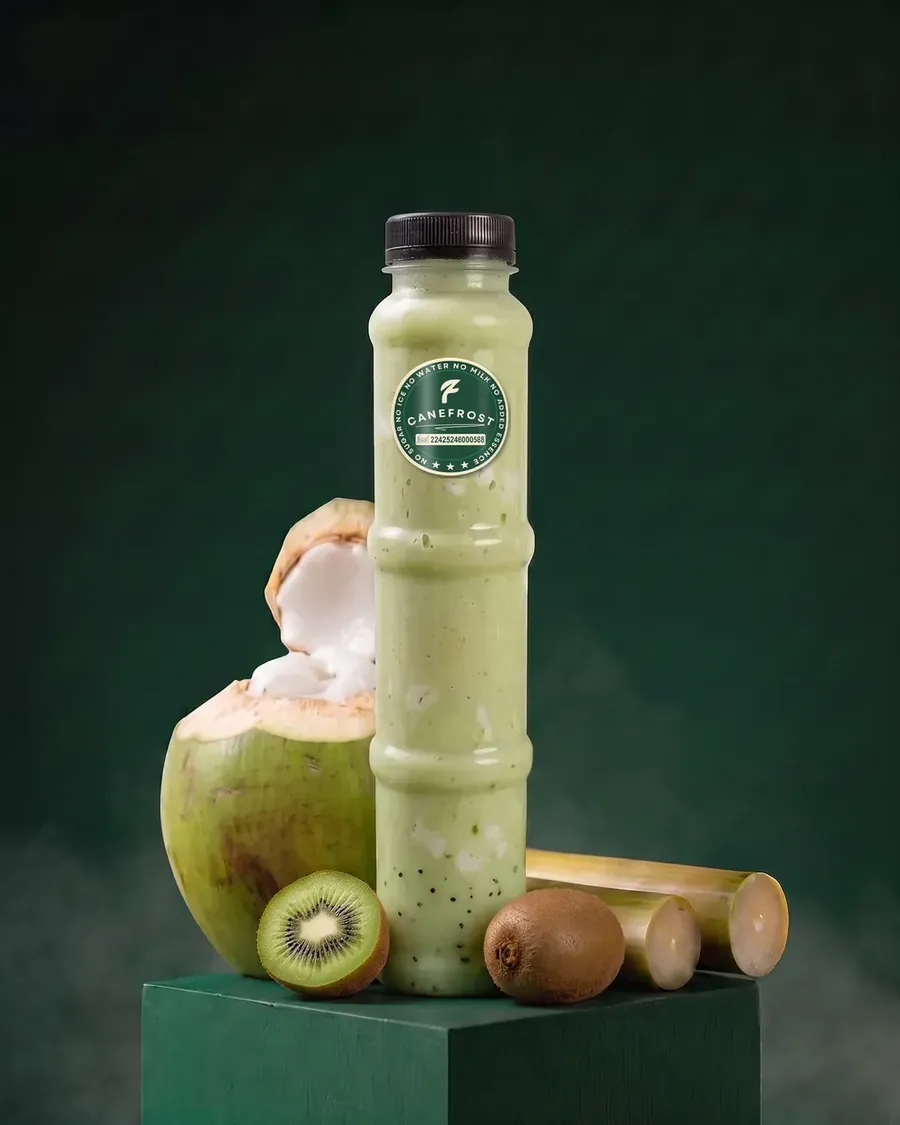 Kiwi, a Canefrost Cane Fusion drink