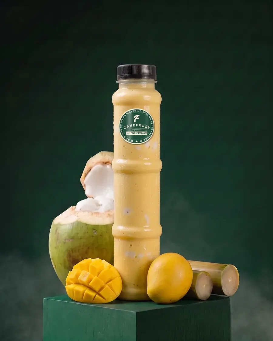 Mango, a Canefrost Cane Fusion drink
