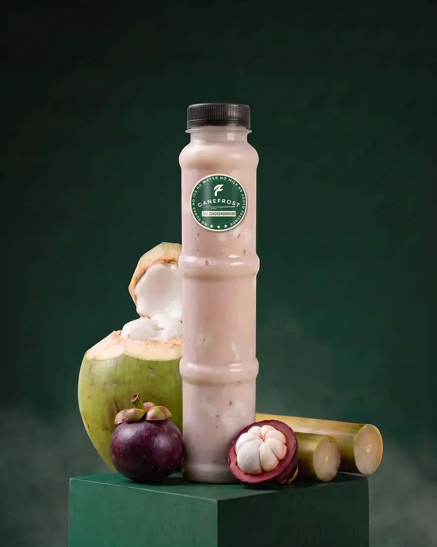 Mangosteen, a Canefrost Cane Fusion drink