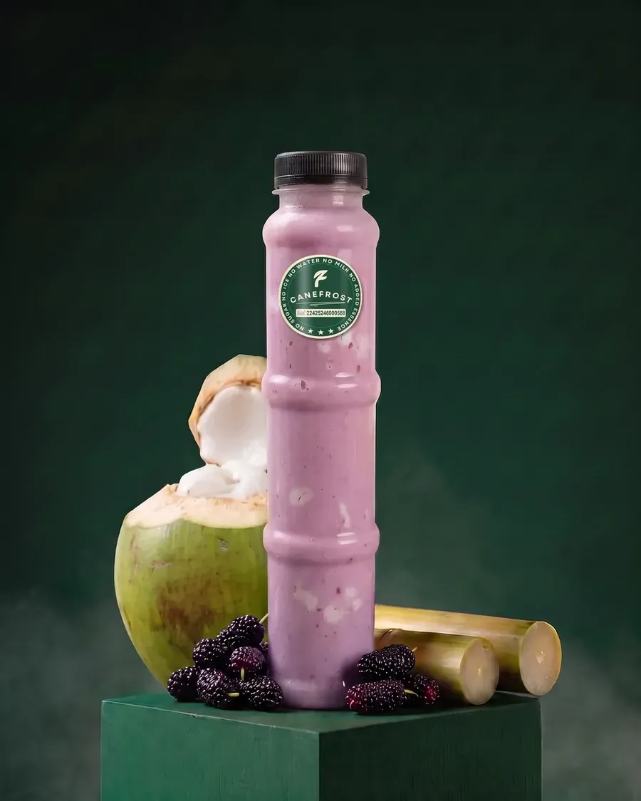 Mulberry, a Canefrost Cane Fusion drink