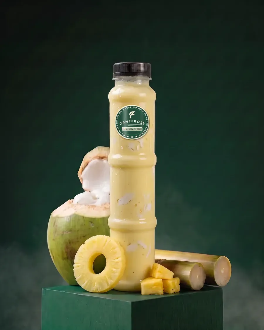 Pineapple, a Canefrost Cane Fusion drink