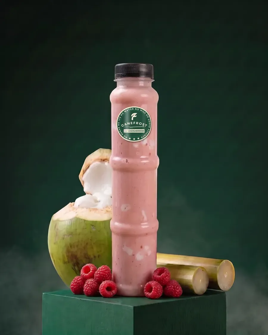 Raspberry, a Canefrost Cane Fusion drink