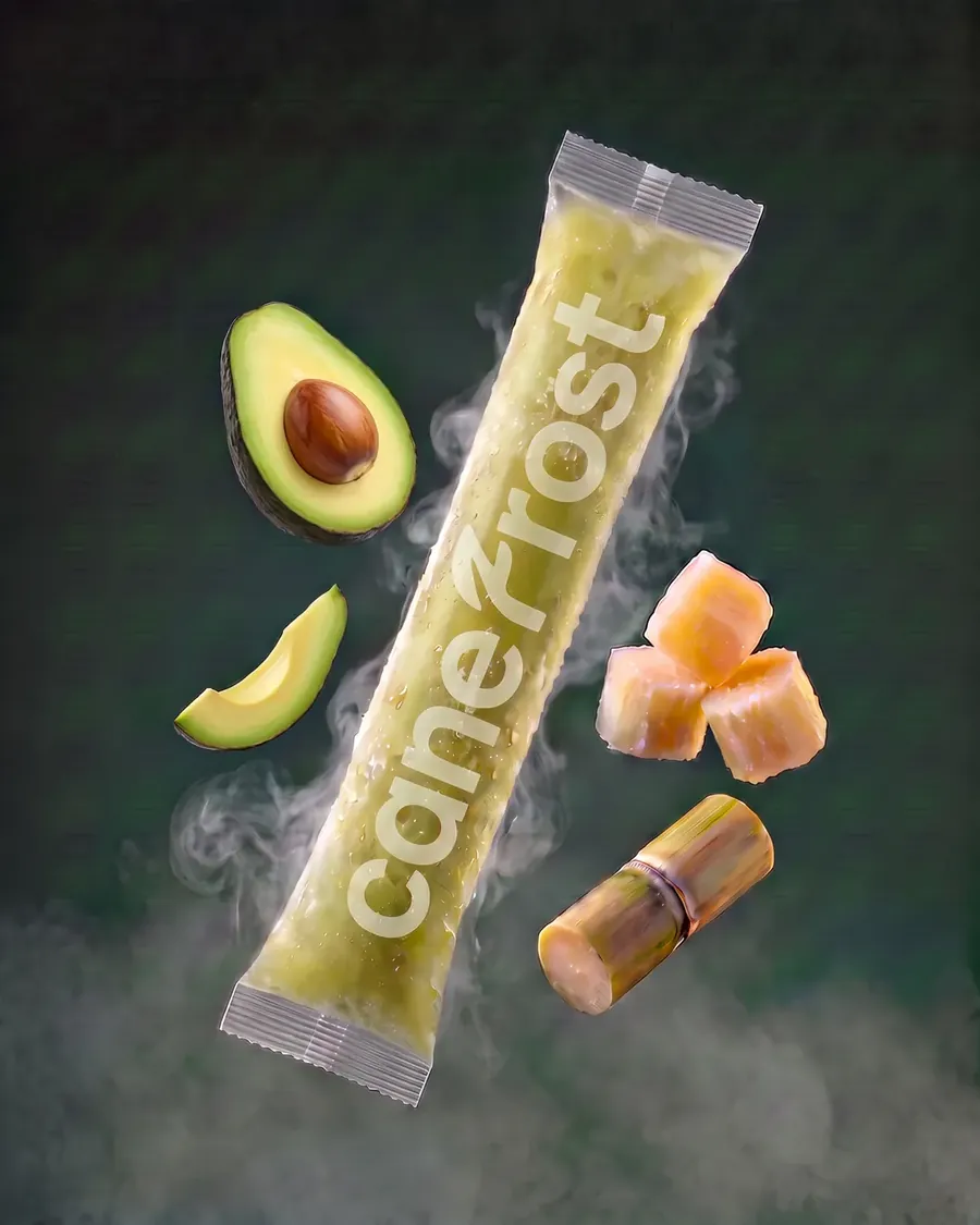 Avocado, a Canefrost Cane Pops drink