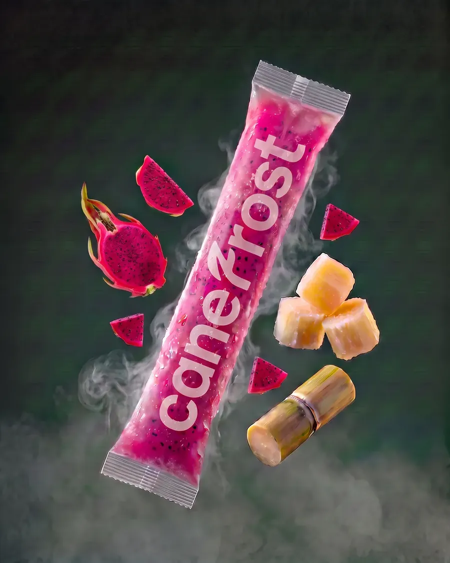 Dragon Fruit, a Canefrost Cane Pops drink