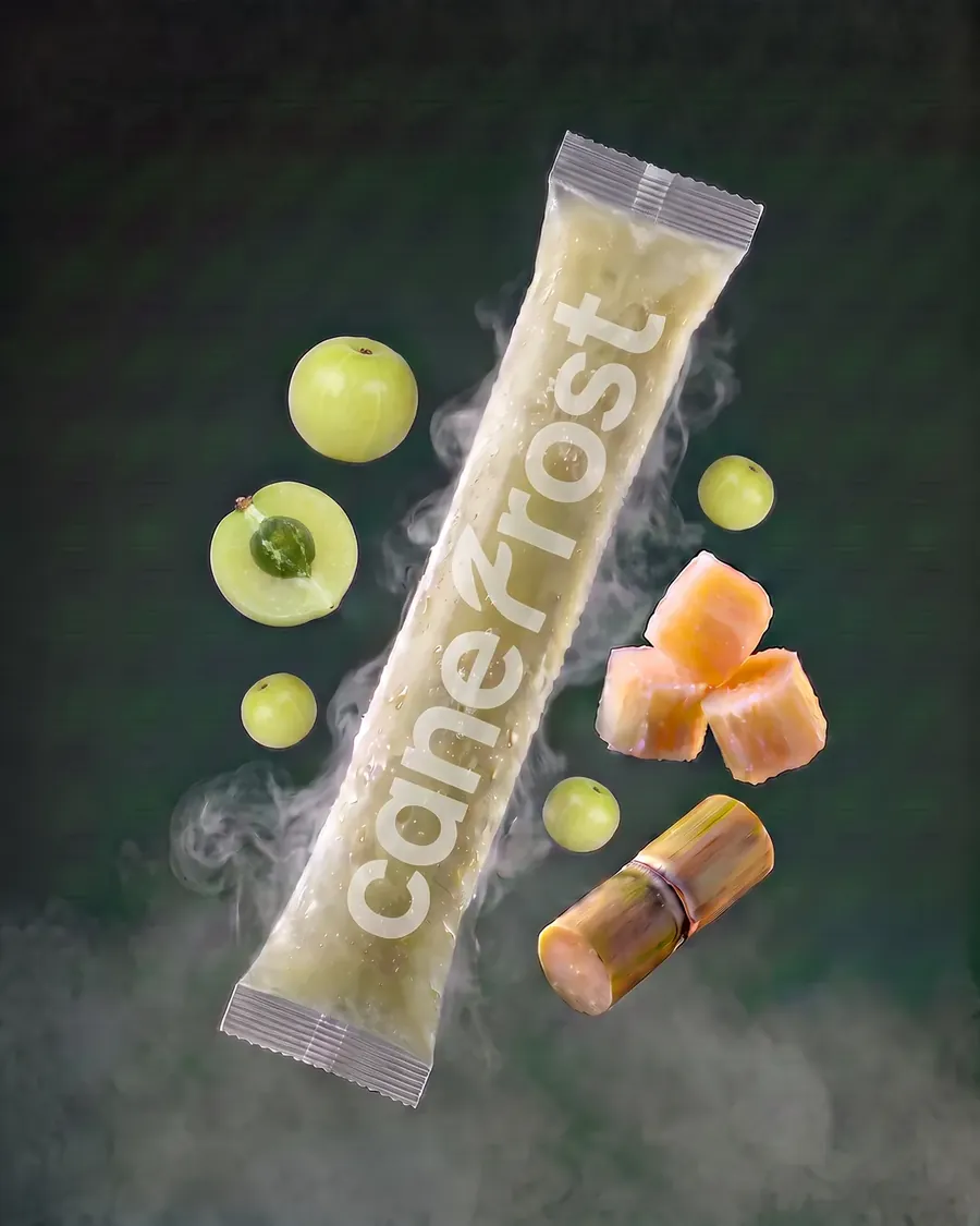 Gooseberry, a Canefrost Cane Pops drink