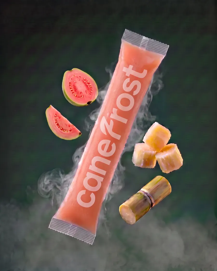 Guava, a Canefrost Cane Pops drink