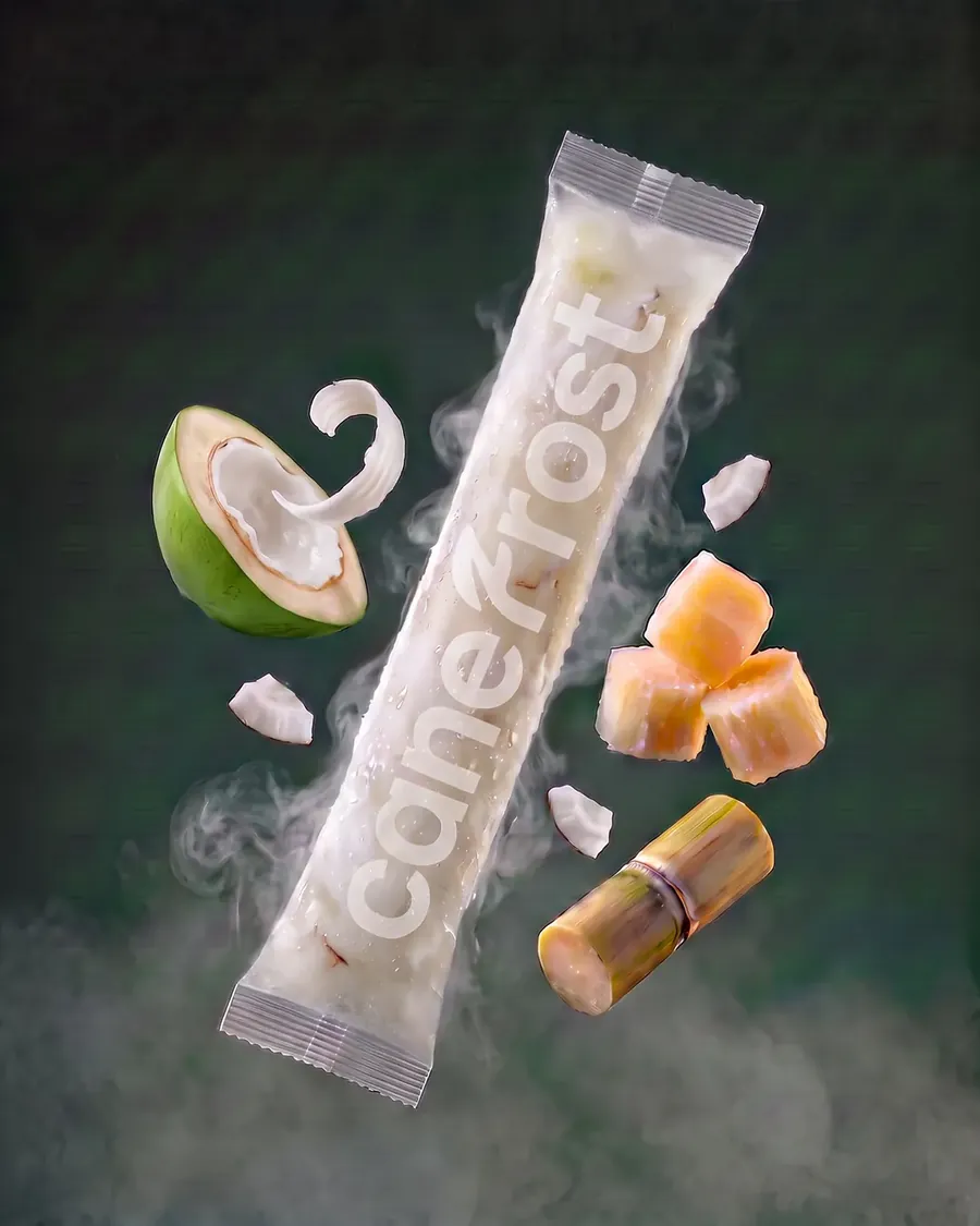Tender Coconut, a Canefrost Cane Pops drink