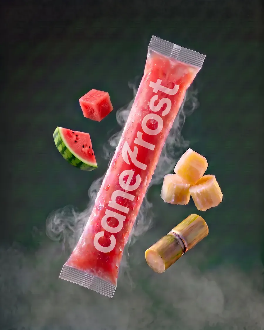 Watermelon, a Canefrost Cane Pops drink